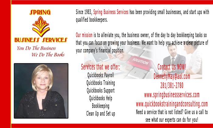 Quickbooks Training 281/381-2780 Quickbooks Help Bookkeeping & Payroll Services