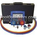 R134a Digital Manifold Kit with Refrigerants and Oil Capacities
