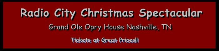 Radio City Christmas Spectacular Tickets Nashville Nov 16-Dec 24 2013