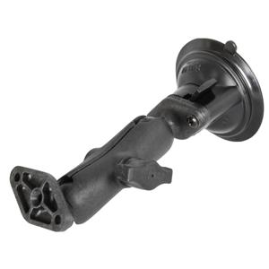 RAM Mount Composite Twist Lock Suction Cup w/Double Socket Arm & Do.