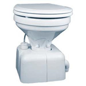 Raritan Crown Head Hi-Boy - White Household Style - 90° Disch.