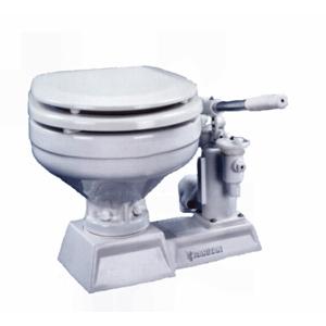 Raritan Standard Manual Toilet - White Marine-Size Bowl (PHII)