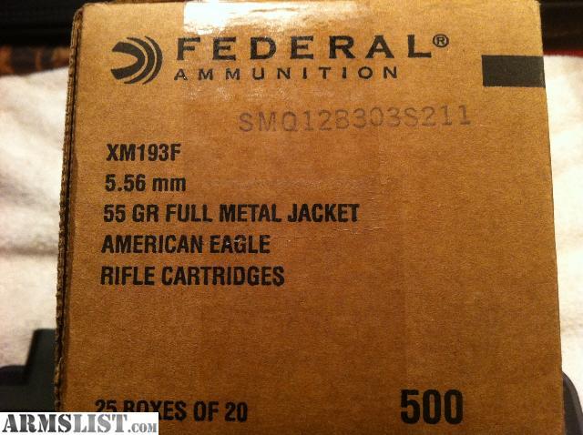 rds of 5.56 ammo in brass