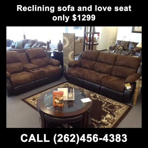 Recliner Sofa and Love seat *No credit check