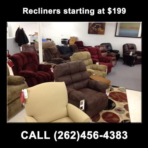 Recliners *no credit check *90 days same as cash
