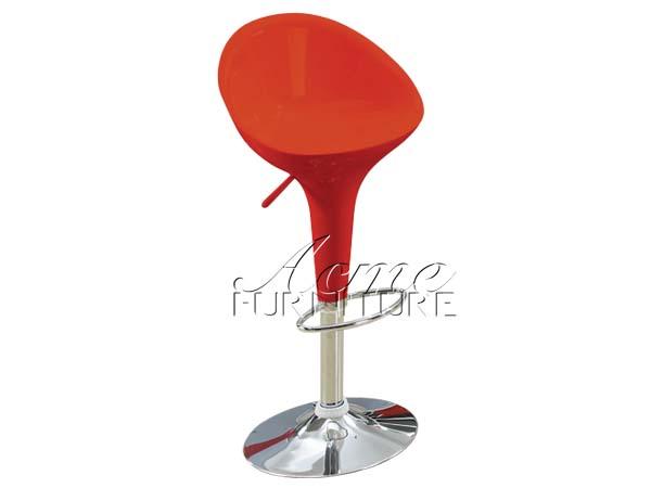 Red 2 Adjustable Air Lift Stool Sets By Acme 17700 Set