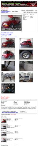 # # Red Finance Available # # 2004 Chevrolet Blazer # #