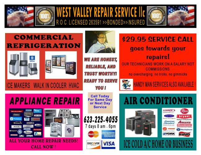 REFRIGERATOR REPAIR **washers driers oven stove ** REPAIRS same day