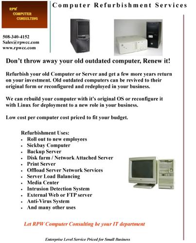 Refurbished Computer Service for Business