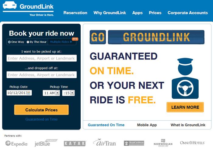 RELIABLE, Safe, Private Car Service - Don't Call A Cab, Try GroundLink!