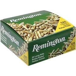 Remington 22LR 36gr Plated Hollow Point 525 Rounds