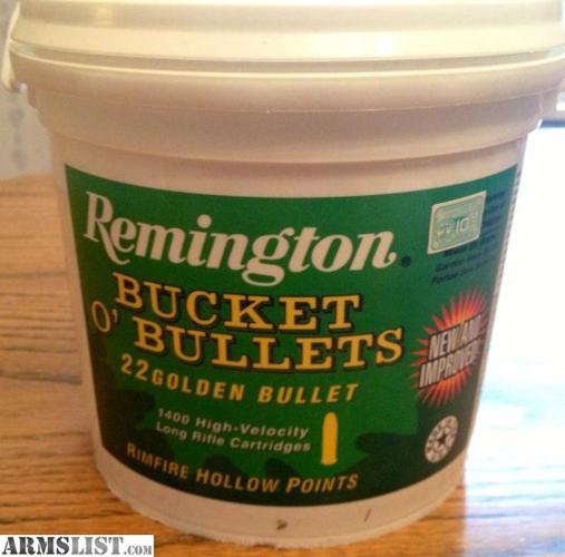 Remington bucket o bullets