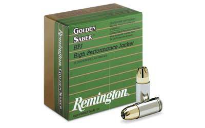 Remington Golden Saber 40S&W 165 Grain Brass Jacketed Hollow Point Box of 25