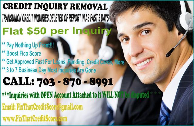 ?Remove TransUnion Credit Inquiries Fast