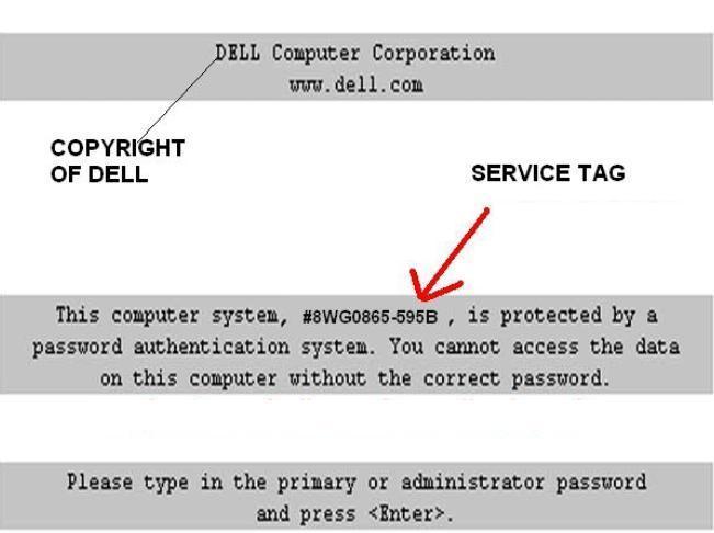 Reset your Dell inspiron 1750 / 1764 / 2100 bios password