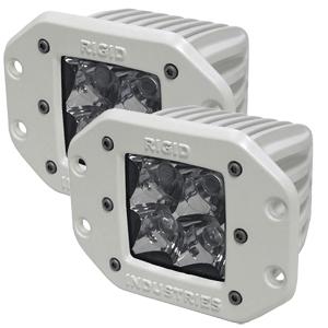 Rigid Industries M-Series - Flush Mount - Dually LED Pair - Spot (6.