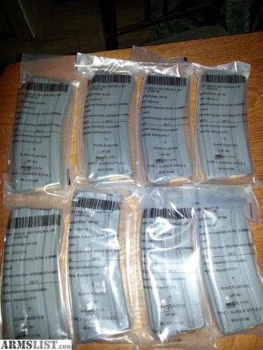 round ar15 mags brand new in plastic