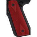 Ruger 22/45 RP Grip Checkered Aluminum Matte Red Anodized