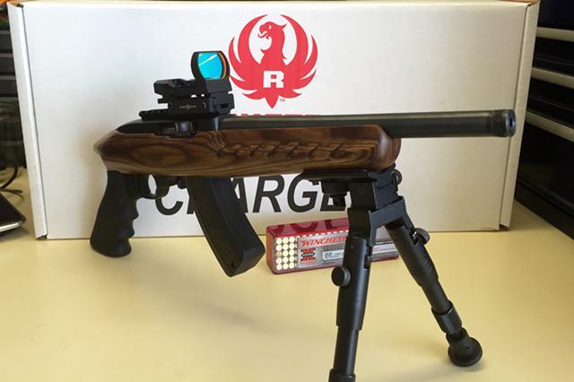 Ruger Charger (new version) w/ reflex sight hogue grip & 100 rounds of 22 (original owner)