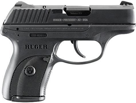 Ruger LC9s Pro Centerfire 9mm Pistol 3.12in Blued 7+1 Black Nylon Grip
