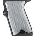Ruger P94 Grips Checkered Brushed Gloss Clear Anodized