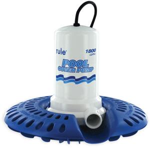 Rule 1800 Pool Cover Pump w/Leaf Protector - 24' Cord (H53SP-24)
