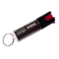 Sabre Key Ring Spray .54oz Red Pepper CS Tear Gas & UV Dye