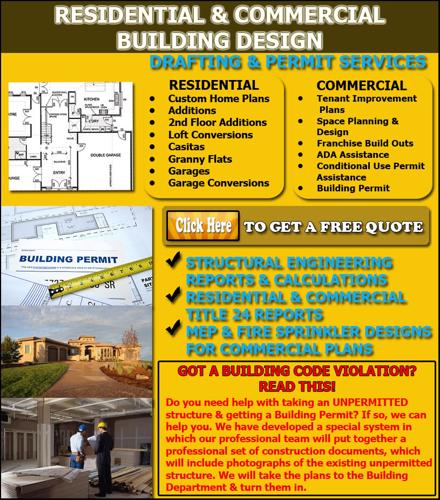 Sacramento Building code violation help. We draw plans for unpermitted Additions in Sacramento