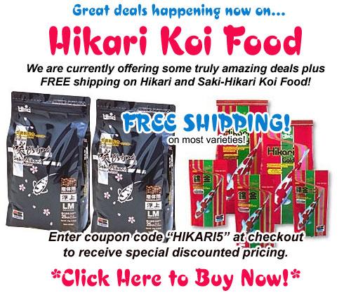 Saki-Hikari Koi Food, Pond Supplies, Lowest price