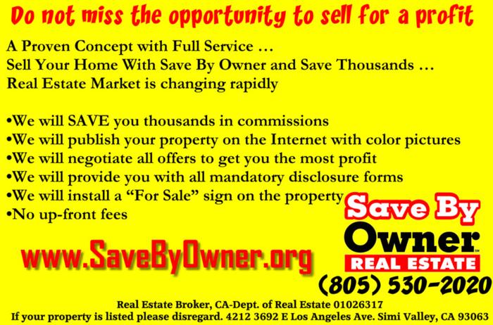 Save Thousands in Commissions - Save By Owner Real Estate