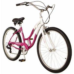 Schwinn Southport Women's Cruiser Bike (26-Inch Wheels, White/ Fuschia) Cheap