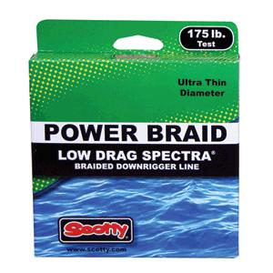 Scotty Low Drag Premium Braided Downrigger Line - 150' (2299K)