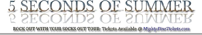 Seconds Of Summer Tour Concert in Seattle Tickets 2015 at Key Arena