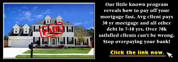 Secret program eliminates mortgage debt fast