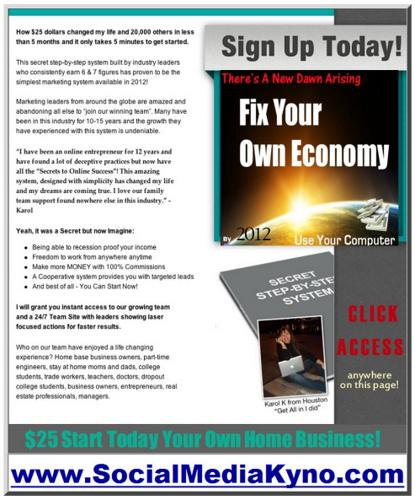SECRET STEP BY STEP SYSTEM - $25 Changed My Life & 20k Others In Less Than 5-Mo's - 5 Min StartUp kC