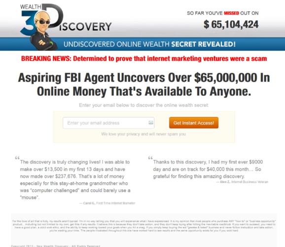 See How This Aspiring FBI Agent Discovered-An Online Wealth Secret!27