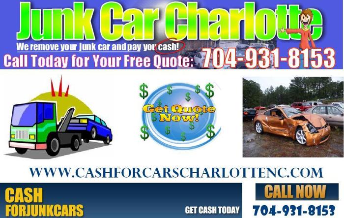 Sell Junk Cars Get $$$CASH$$$ For Holidays 704-931-8153