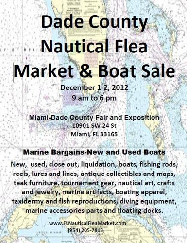 Sell Your Boat Miami - Dade County Nautical Flea Market and Boat Sale