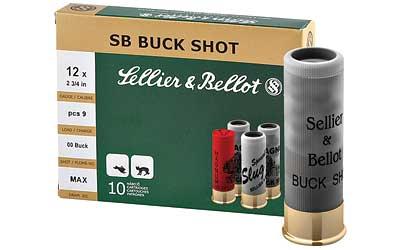 Sellier and Bellot 12GA 2.75 1.12OZ 00 9 Pellet Box of 10
