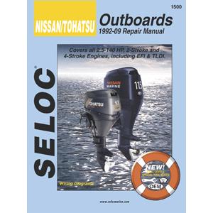 Seloc Service Manual Nissan/Tohatsu Outboards 1992-2009 2.5-140 HP .