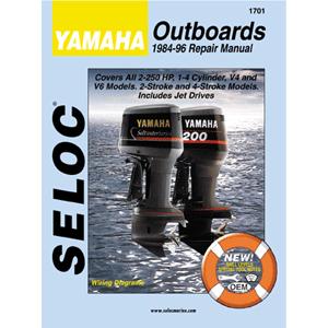 Seloc Service Manual - Yamaha Outboards - 4 Stroke - 1984-96 (1701)