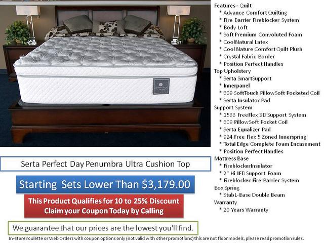 Serta Perfect Day Penumbra Smart Support Ultra Cushion Top Mattresses