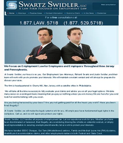 Sexual Harassment, Fired Unfairly, Personal Injury, Free Consult. Exp. Law Firm