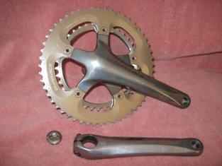Shimano Dura-Ace Crankset FC-7800 10-speed Double 175.0mm arms 53/39t chainrings