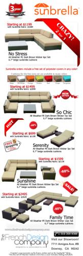 =*SHOCKING*= Outdoor Wicker Excellent Sectional Sets! Reduced Price!