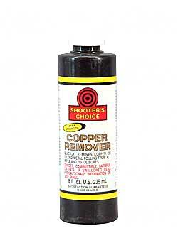 Shooter's Choice Copper Remover Liquid 8oz 12/Box Plastic Bottle CC.