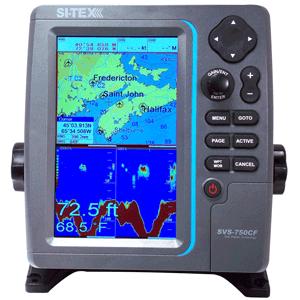 SI-TEX SVS-750CF GPS Chartplotter/Color Echo Sounder (SVS750CF)