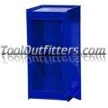 Side Half Locker with Shelf - Blue