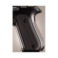 Sig P220 American Grips Checkered Aluminum Brushed Gloss Black Anodized
