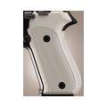 Sig P220 American Grips Checkered Aluminum Matte Clear Anodized